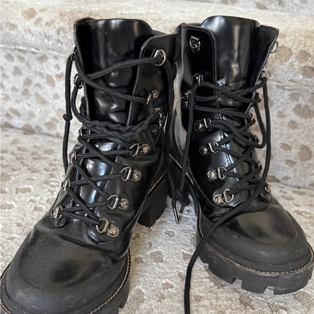 Tory Burch Black Combat Boots!